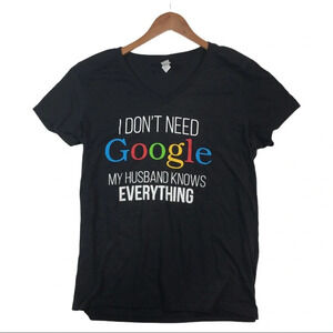 WS650 District I don’t Need Google Funny Shirt XL